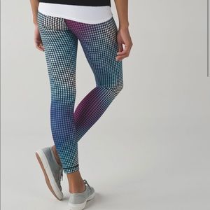 Lululemon Wunder Under Leggings Cosmic Dot size 4